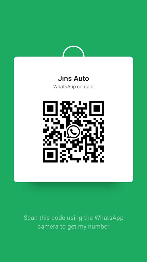 Jins Auto WhatsApp contact QR
