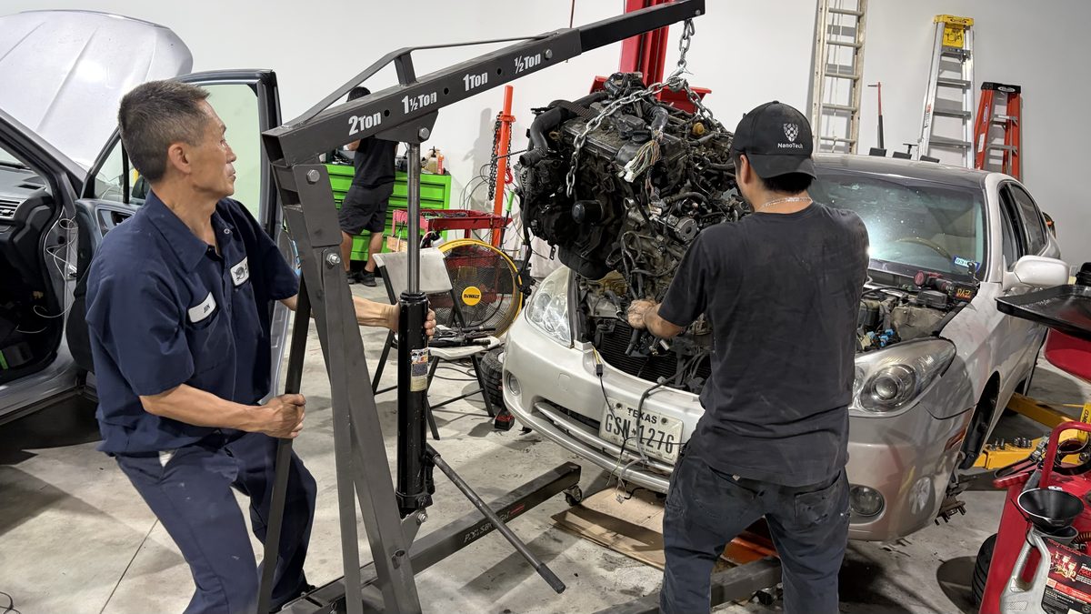 Engine bay service