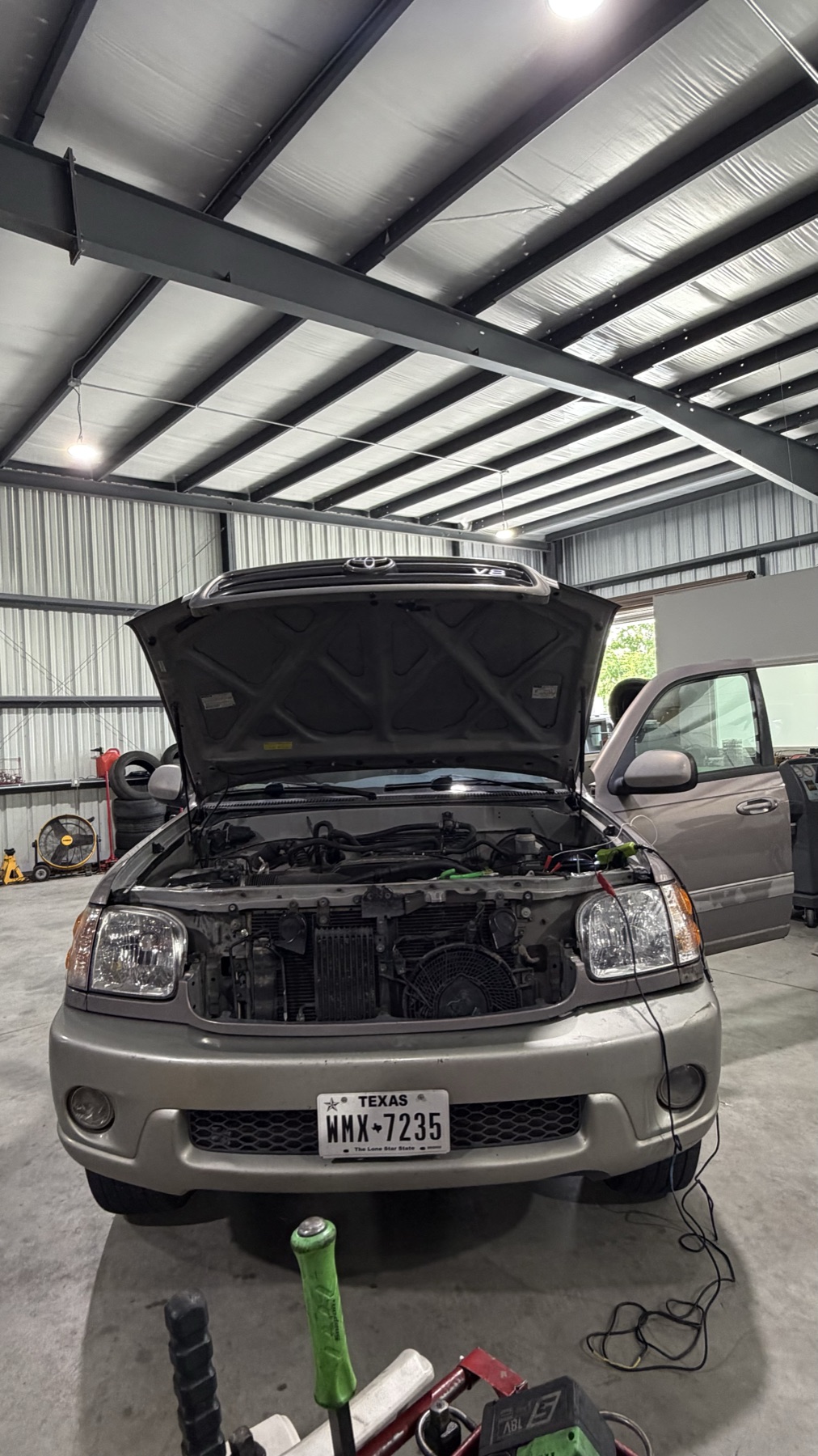 Toyota truck engine bay service