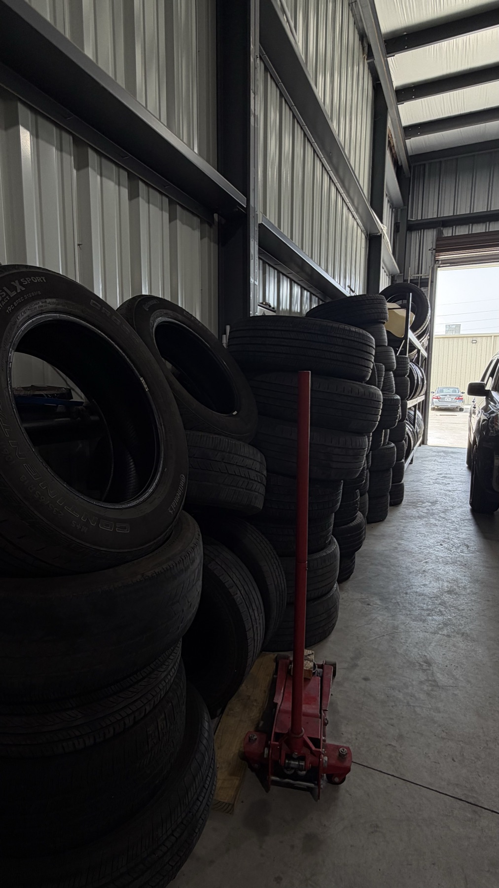Tire inventory stock